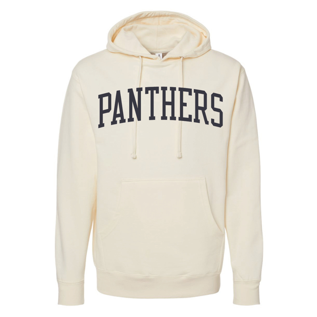 Cotton Fleece Hoodie - Twill Text Logo