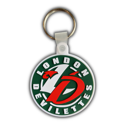 Soft PVC Raised Key Chain