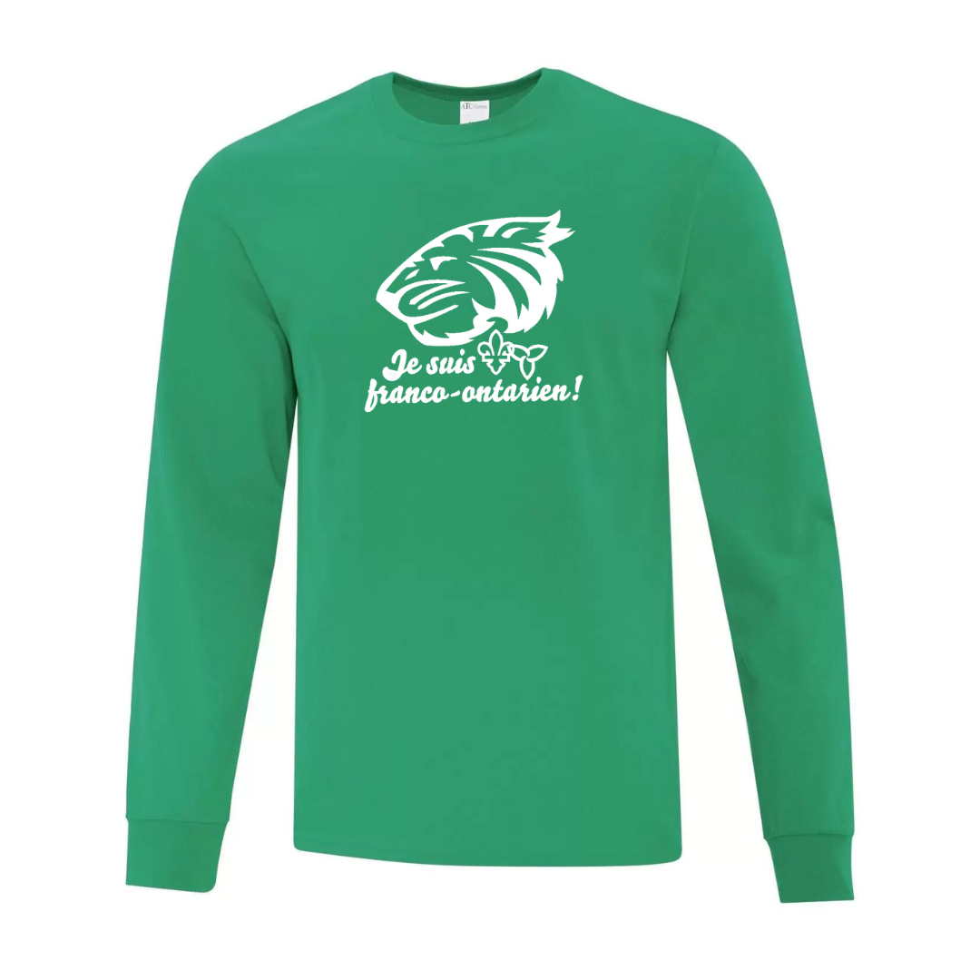 Cotton Long Sleeve Shirt - Franco Ontarien - Youth