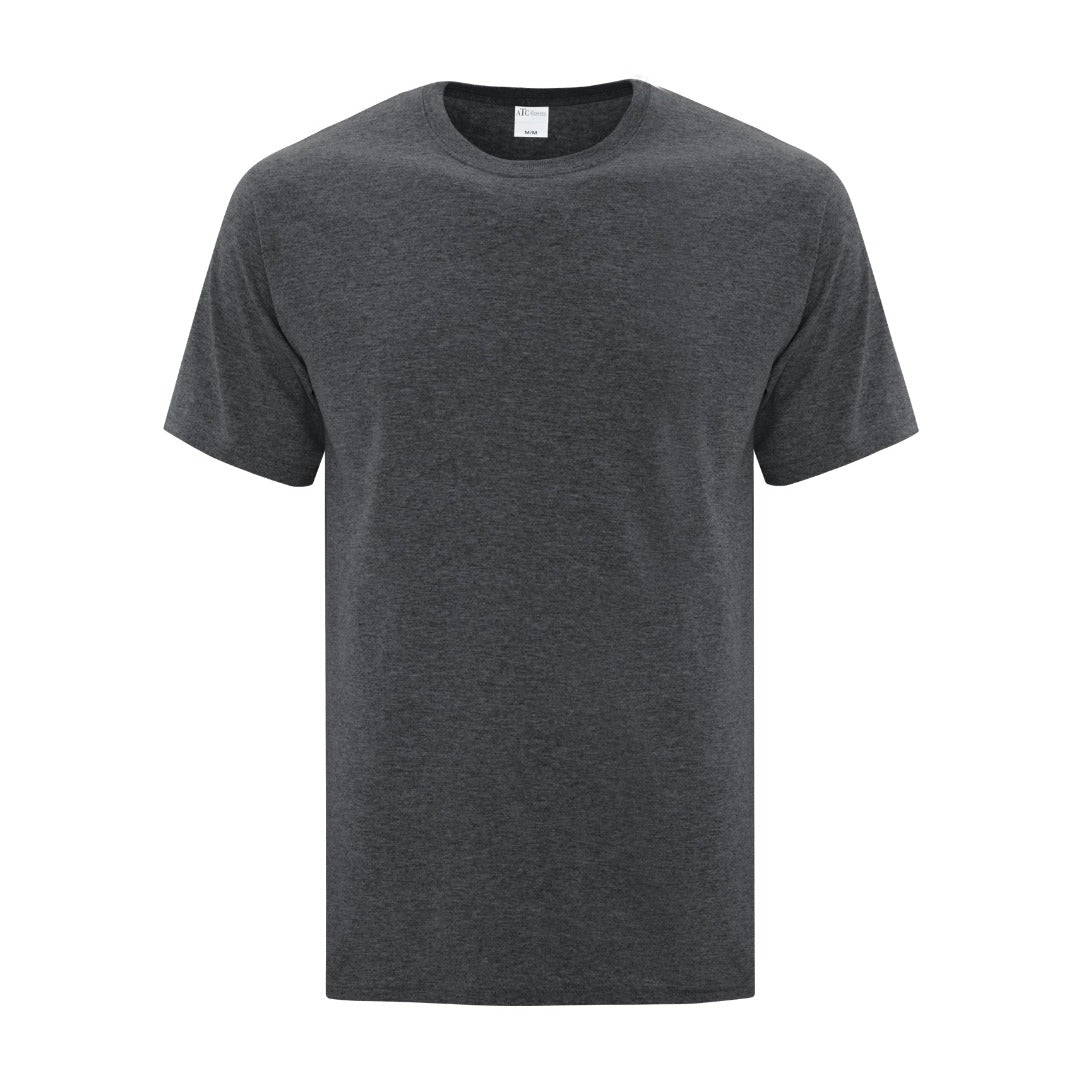 Cotton T-Shirt — Dark Heather Grey