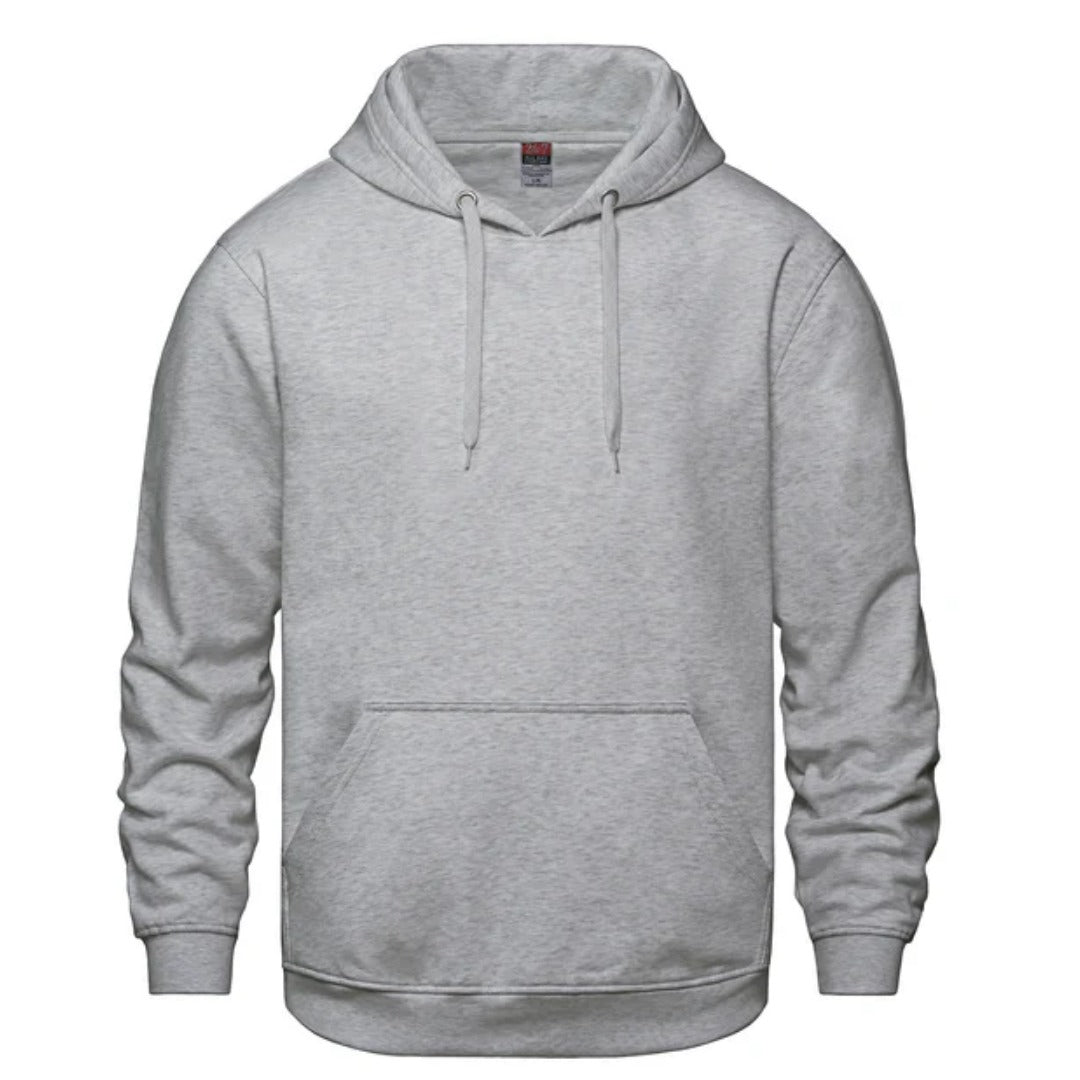 Cotton Fleece Hoodie — Athletic Heather Grey