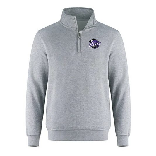 Cotton Fleece 1/4 Zip - Youth — Athletic Grey Heather