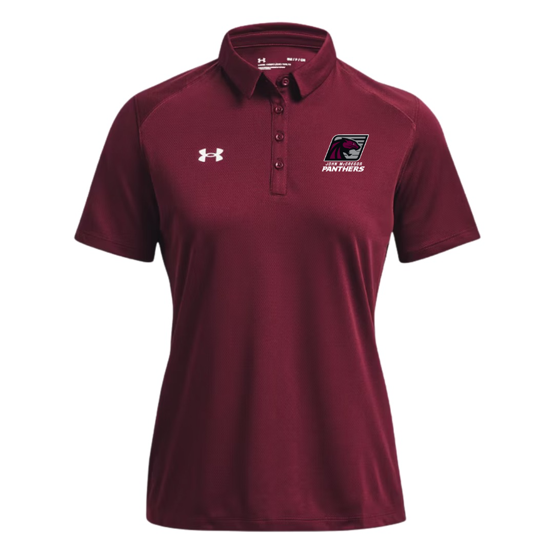 Tech Polo - Womens — Maroon
