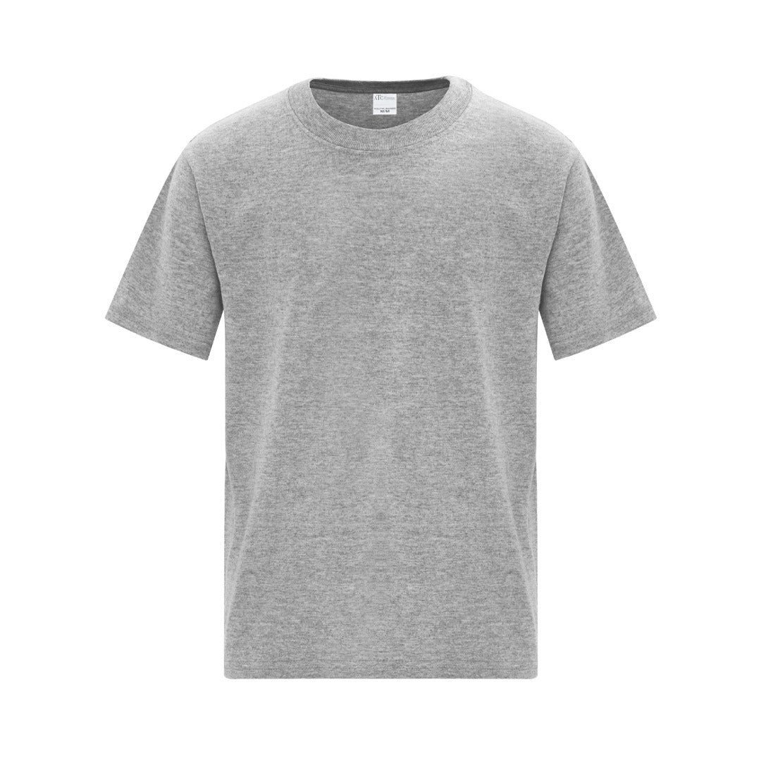 Cotton T-Shirt - Youth — Athletic Heather Grey