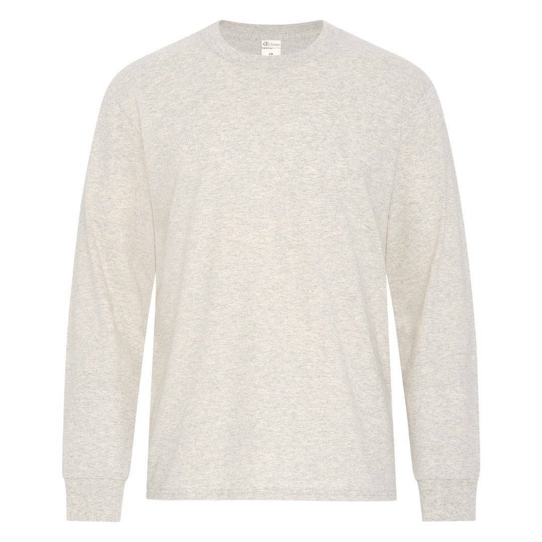 Cotton Longsleeve — Oatmeal Heather