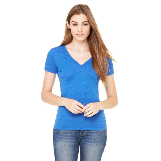 Deep Neck Triblend Shirt