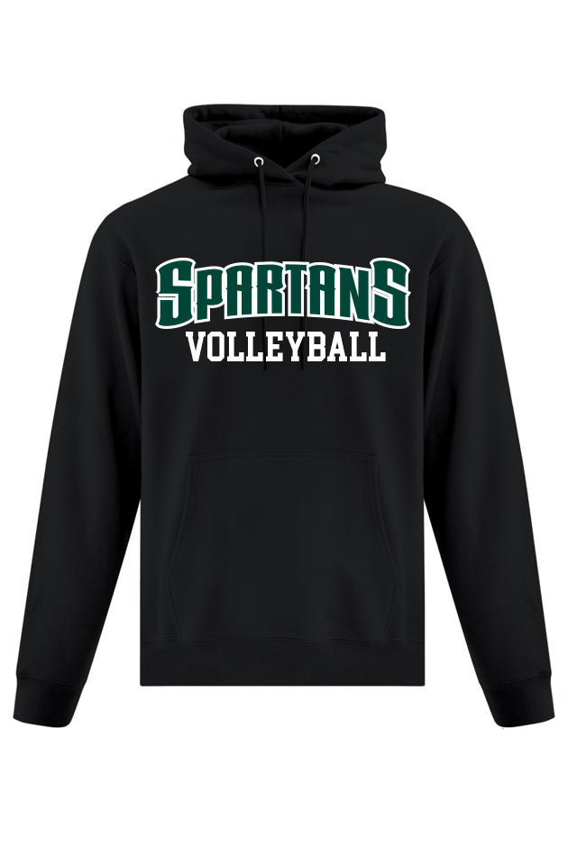 Fleece Hoodie - SPARTANS TEXT