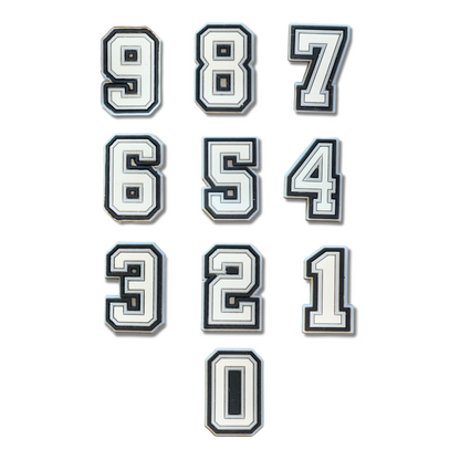 Shoe Charm - Numbers