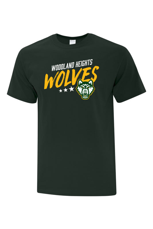 Cotton Short Sleeve  -Text Logo - Youth