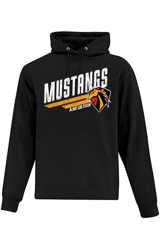 Cotton Fleece Hoodie - Mustangs
