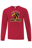 Cotton Long Sleeve Shirt - Mustangs - Youth