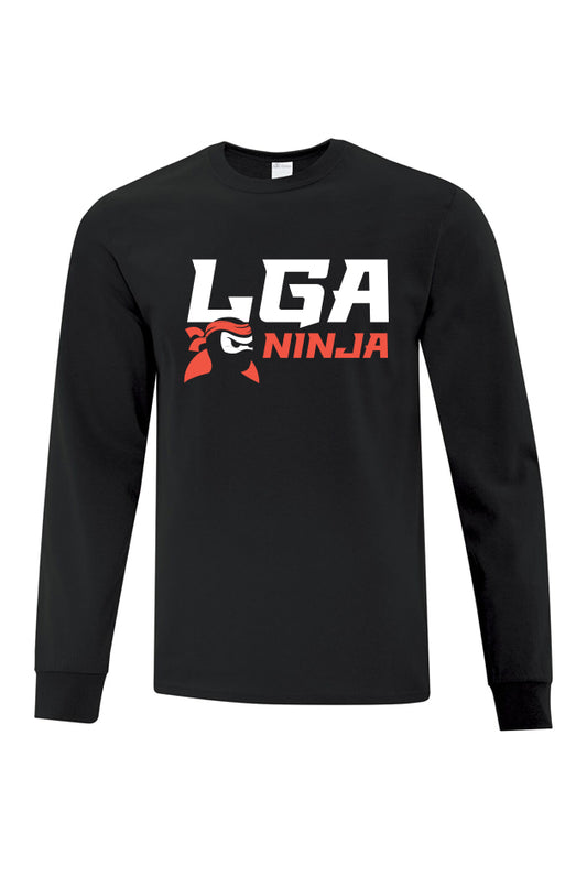 Cotton Long Sleeve Shirt - Ninja Logo