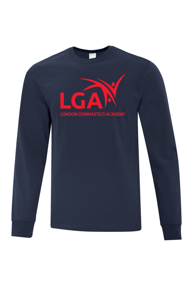 Cotton Long Sleeve Shirt - LGA Logo - Youth
