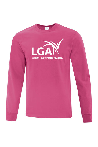 Cotton Long Sleeve Shirt - LGA Logo - Youth