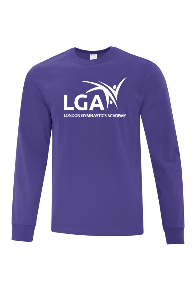 Cotton Long Sleeve Shirt - LGA Logo - Youth