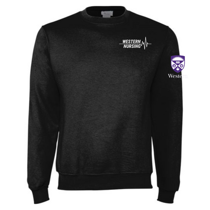 Cotton Fleece Crewneck - Left Chest Logo