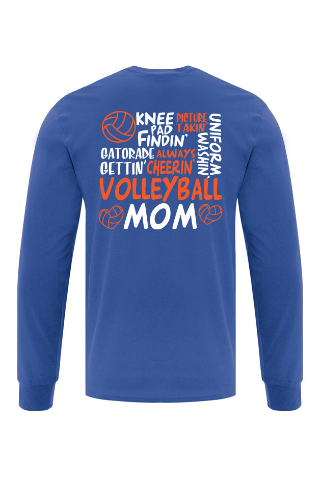 Volleyball Mom/Dad Cotton Long Sleeve Source Teamworks