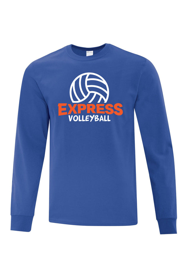 Volleyball Mom/Dad Cotton Long Sleeve Source Teamworks