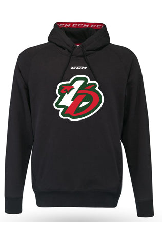 Fleece Pullover Hoodie - Full Colour Logo - Youth