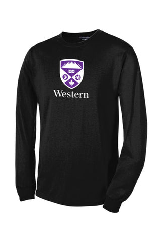 Western Shield Logo Cotton Longsleeve - Full Front