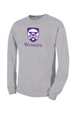Western Shield Logo Cotton Longsleeve - Full Front