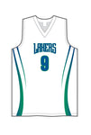 Custom Huron Lakers Basketball Jersey - Youth