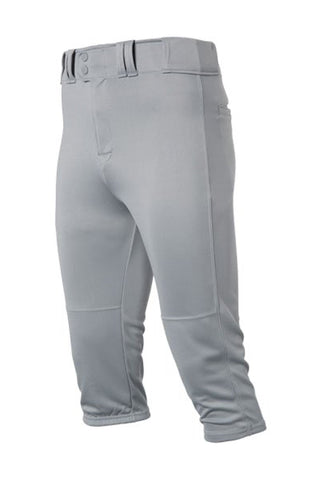 Knicker Style - Short Length Baseball Pants - Adult