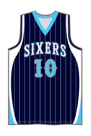 Custom Sixers Basketball Jersey
