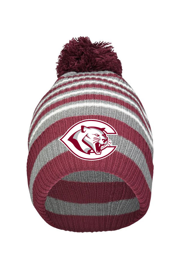 Fleece Pom Knit Toque