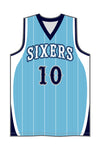 Custom Sixers Basketball Jersey