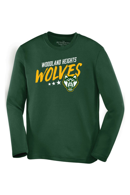 Pro Team Long Sleeve Shirt - Text Logo - Youth