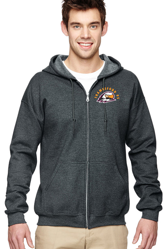 Cotton Full Zip Fleece Hoodie