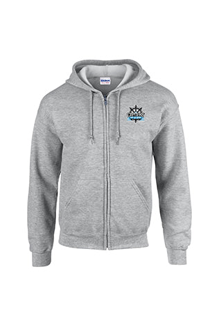 Cotton Full Zip Fleece Hoodie - Youth