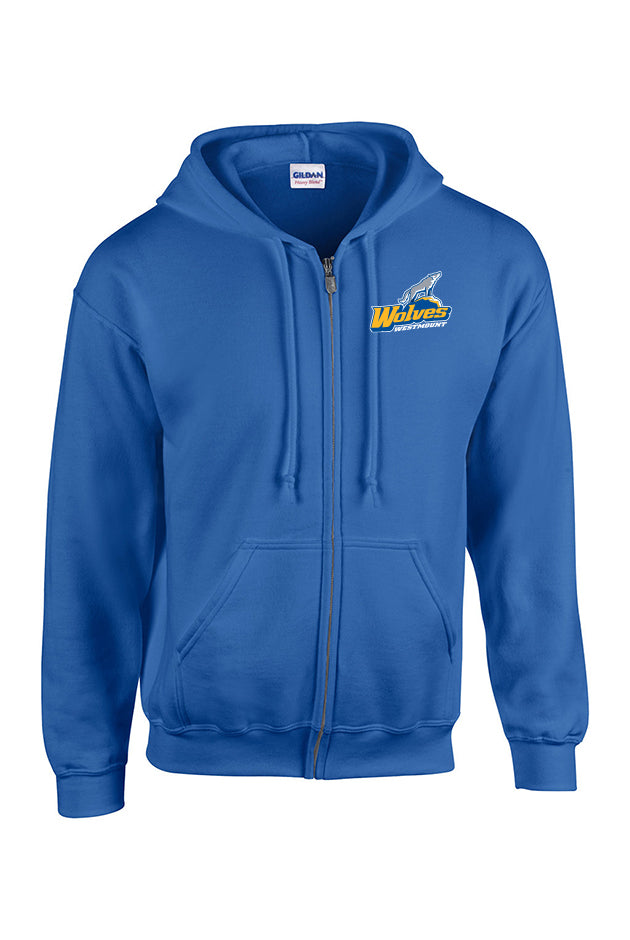 Cotton Full Zip Fleece Hoodie - Youth